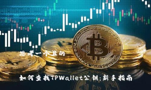 思考一个且的


如何查找TPWallet公钥：新手指南