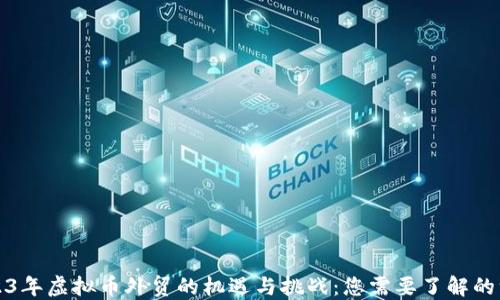 
2023年虚拟币外贸的机遇与挑战：您需要了解的一切